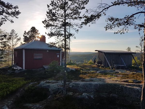 Klippstugan vid Brödlösaklippan, utsikt över Kovland och Sulå
